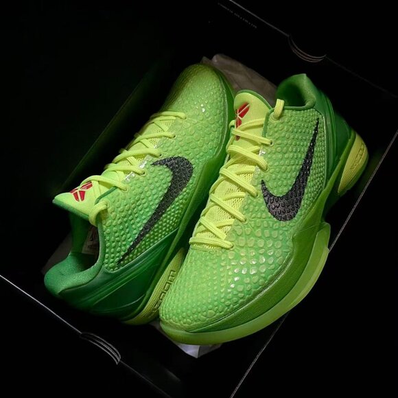 Nike Kobe 6 Grinches Protro Green - Picture 1 of 5